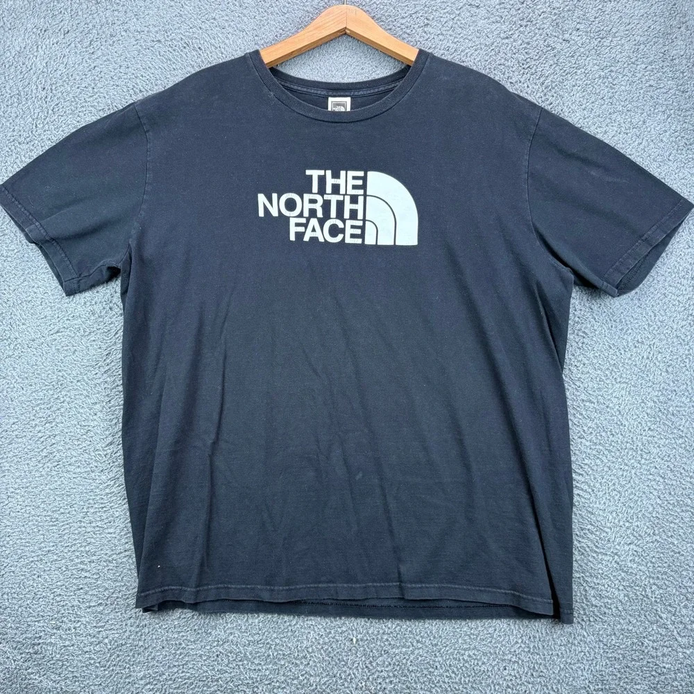 The North Face Mens XL Black Short Sleeve Graphic Logo Cotton T-Shirt NF0A3NZA